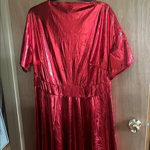 Elegant Red Maxi Dress